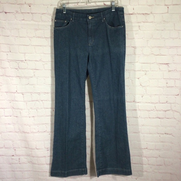 Jones New York Country Medium Wash Blue Denim Jeans - Size 8 - Picture 1 of 9